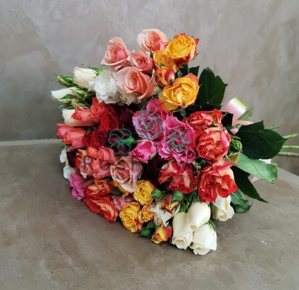 Букет цветов из: Розы в Бузиновской