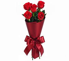 Букет 5 Красных роз Эдлесс Лав в Бузиновской
