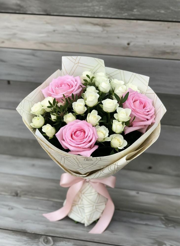 Букет цветов из: Розы в Бузиновской