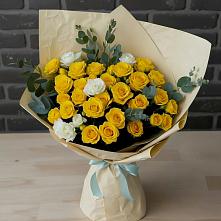 Букет цветов из:  Розы в Бузиновской