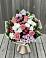 Букет цветов из: Альстромерии, Гвоздики, Розы и Хризантемы в Бузиновской
