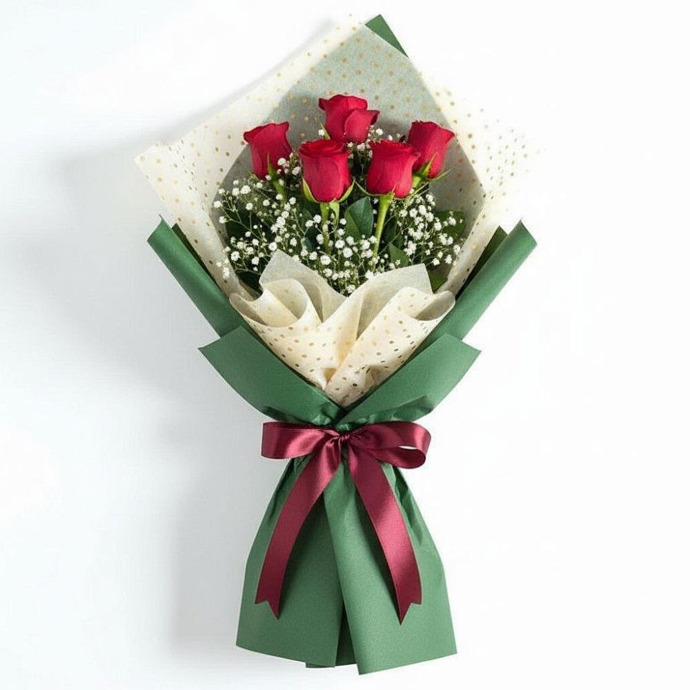Букет цветов из: Розы в Бузиновской