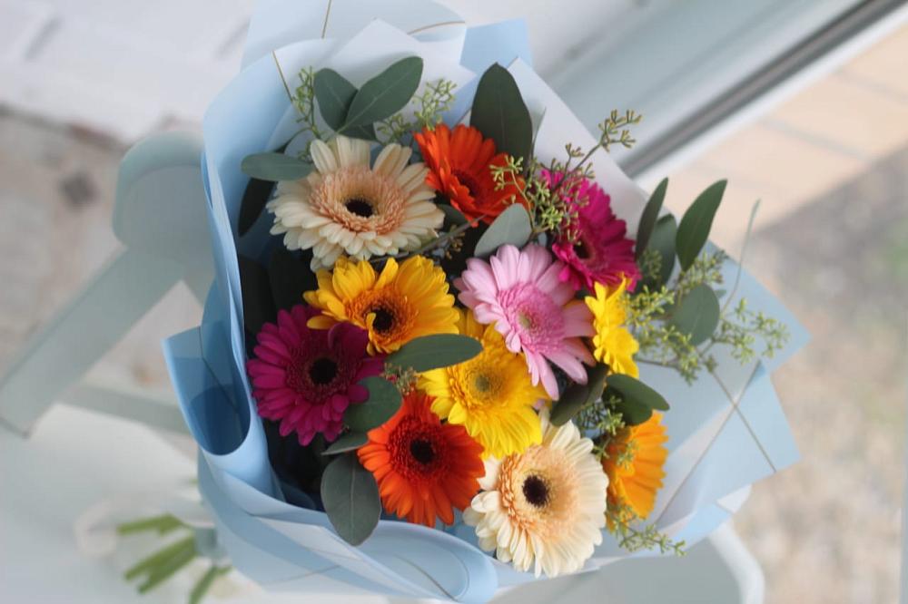 Букет цветов из: Герберы в Бузиновской