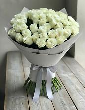 Букет 35 Белых роз в Бузиновской