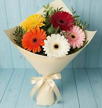 Букет цветов из:  Герберы в Бузиновской