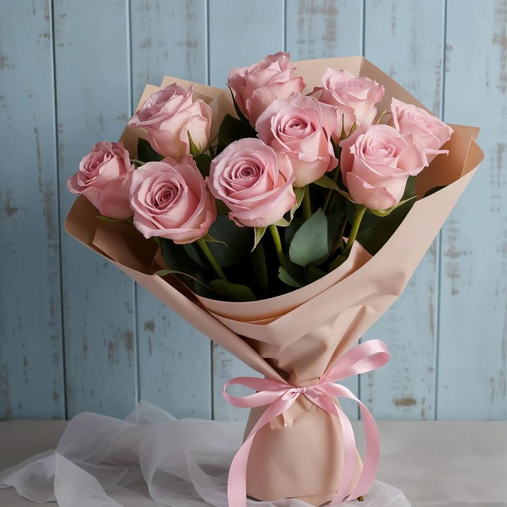 Букет цветов из: Розы в Бузиновской