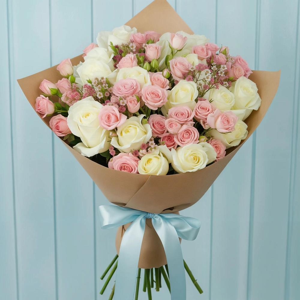 Букет цветов из: Розы в Бузиновской