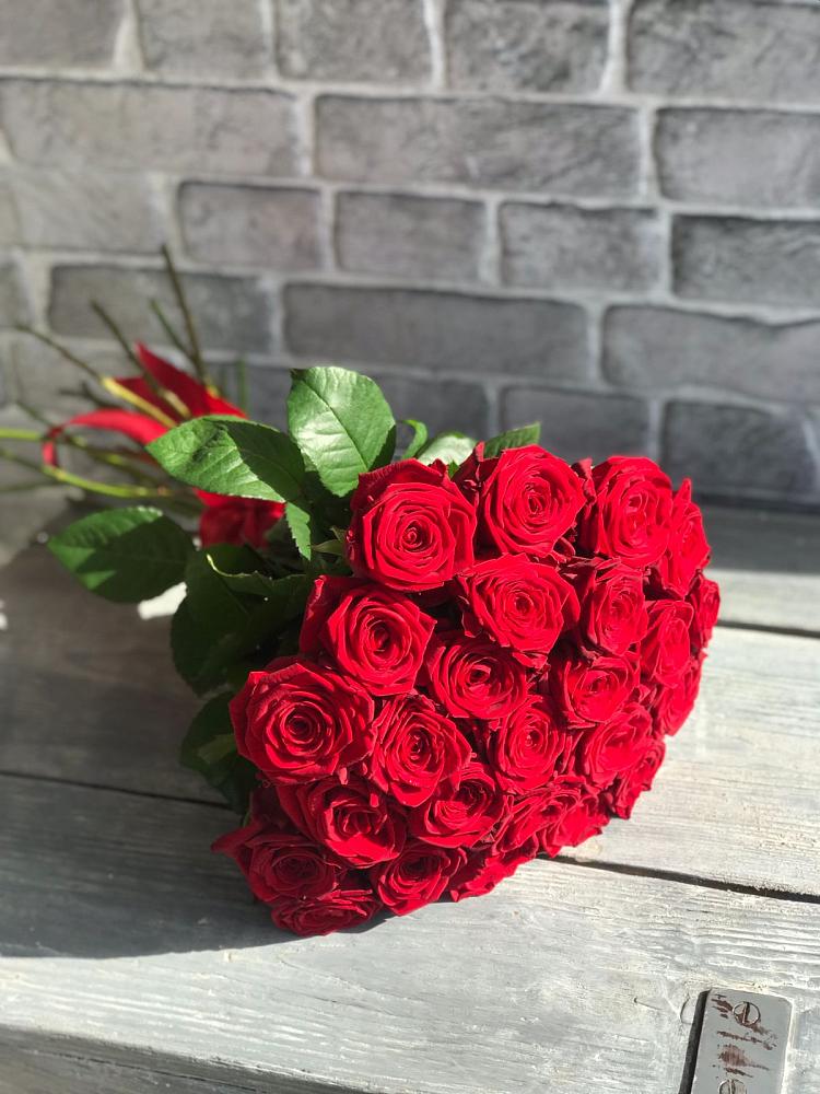 Букет Красные розы Фридом в Бузиновской
