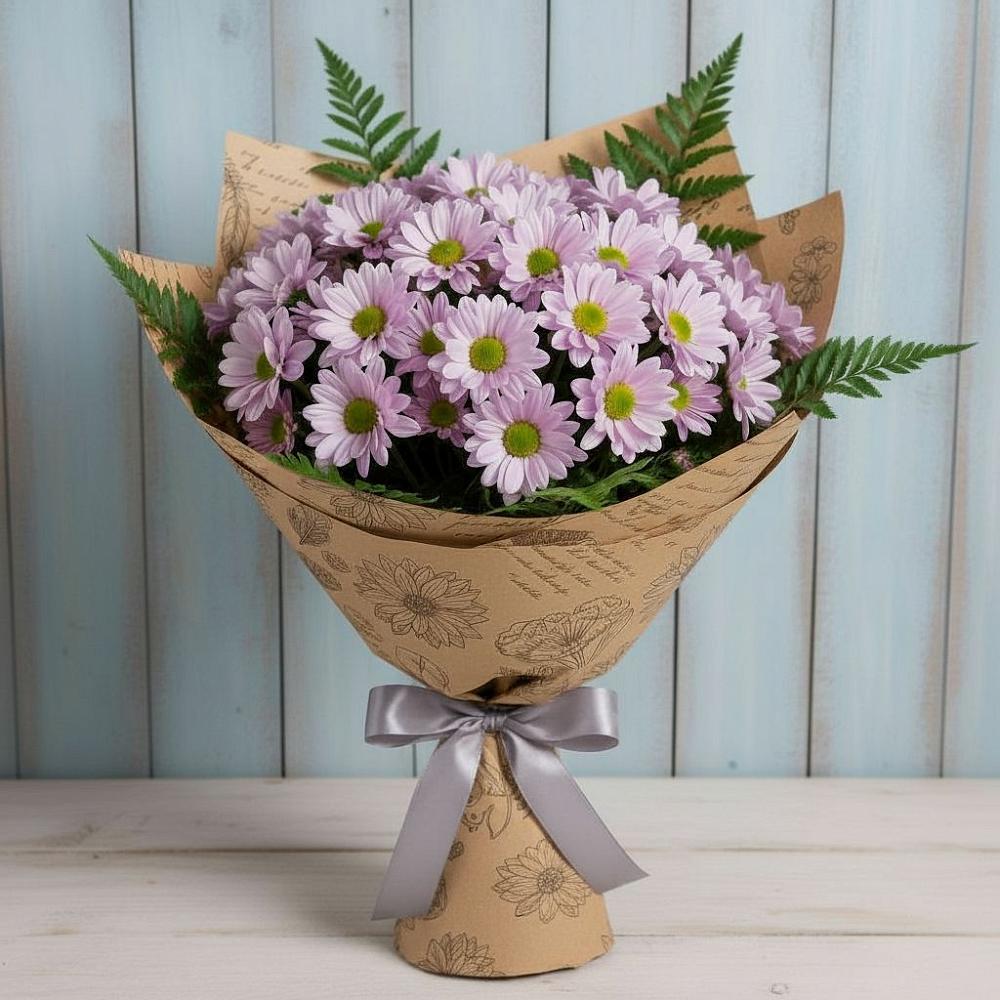 Букет цветов из: Хризантемы в Бузиновской