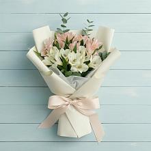 Букет цветов из:  Альстромерии в Бузиновской