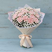 Букет цветов из:  Гвоздики в Бузиновской
