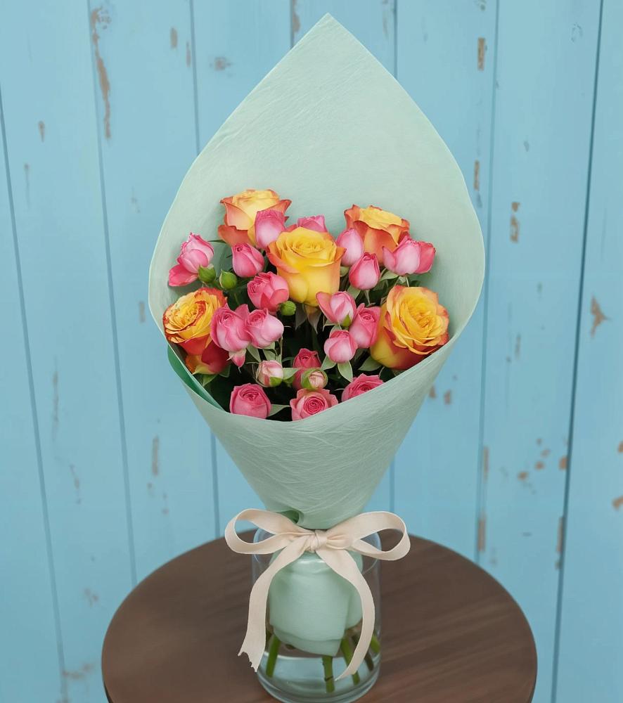 Букет цветов из: Розы в Бузиновской