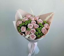 Букет цветов из:  Розы и Хризантемы в Бузиновской