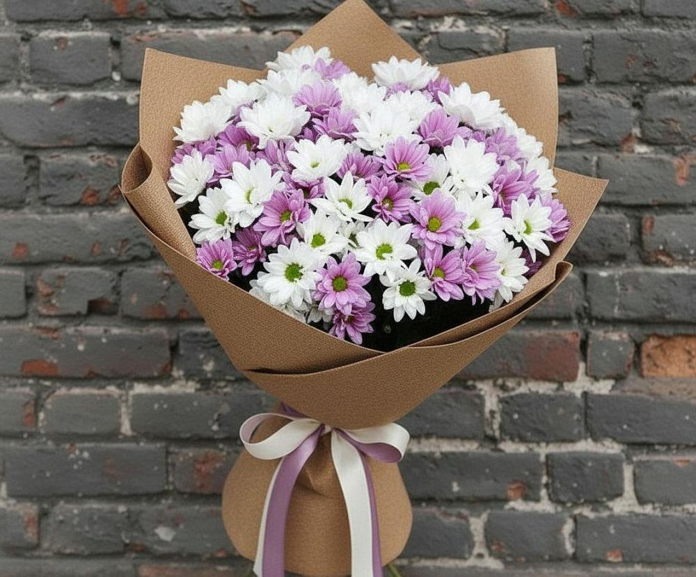 Букет цветов из: Хризантемы в Бузиновской