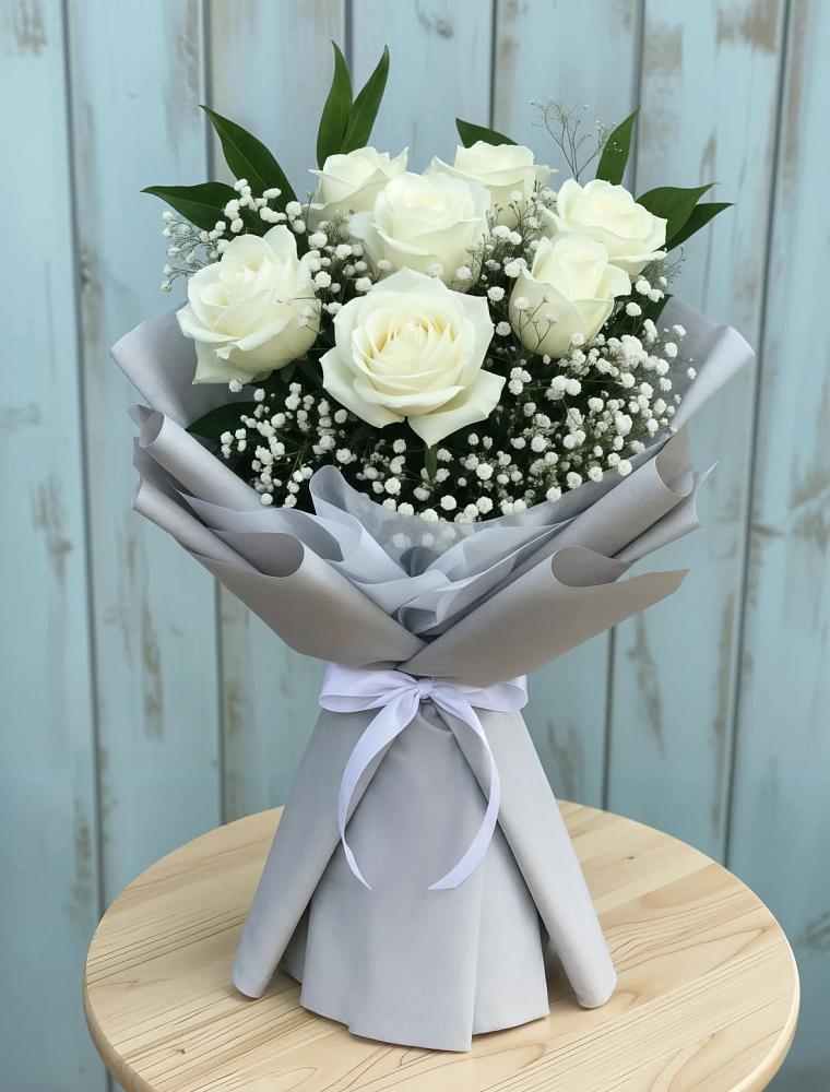 Букет цветов из: Розы в Бузиновской