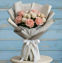 Букет цветов из:  Розы в Бузиновской