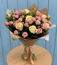 Букет цветов из:  Розы в Бузиновской