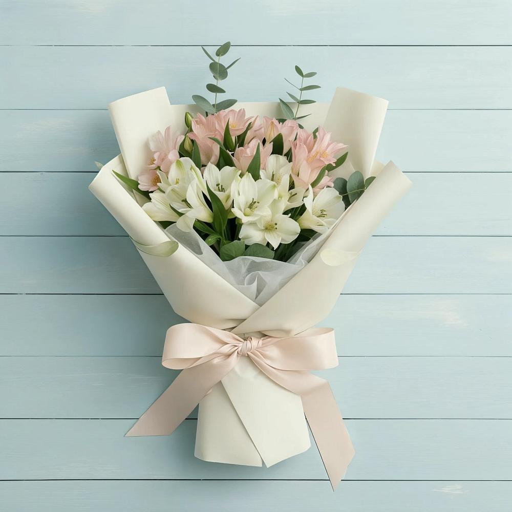 Букет цветов из: Альстромерии в Бузиновской