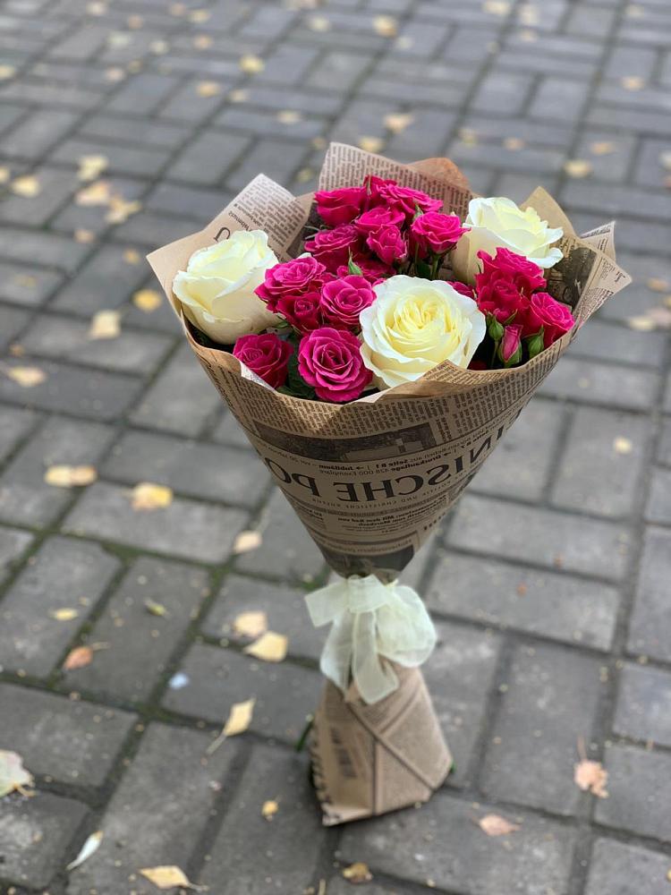 Букет цветов из: Розы в Бузиновской