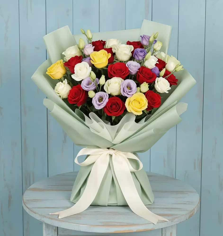 Букет цветов из: Розы в Бузиновской