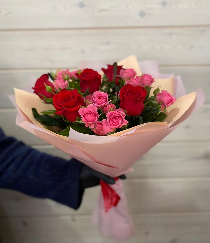 Букет цветов из: Розы в Бузиновской