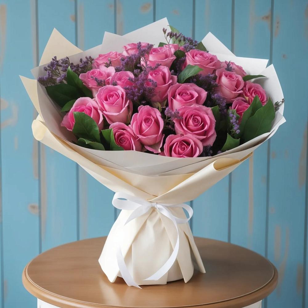 Букет цветов из: Розы в Бузиновской