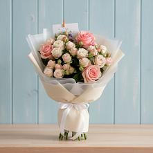 Букет цветов из:  Розы в Бузиновской