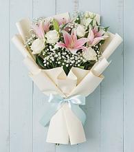 Букет цветов из:  Лилии в Бузиновской