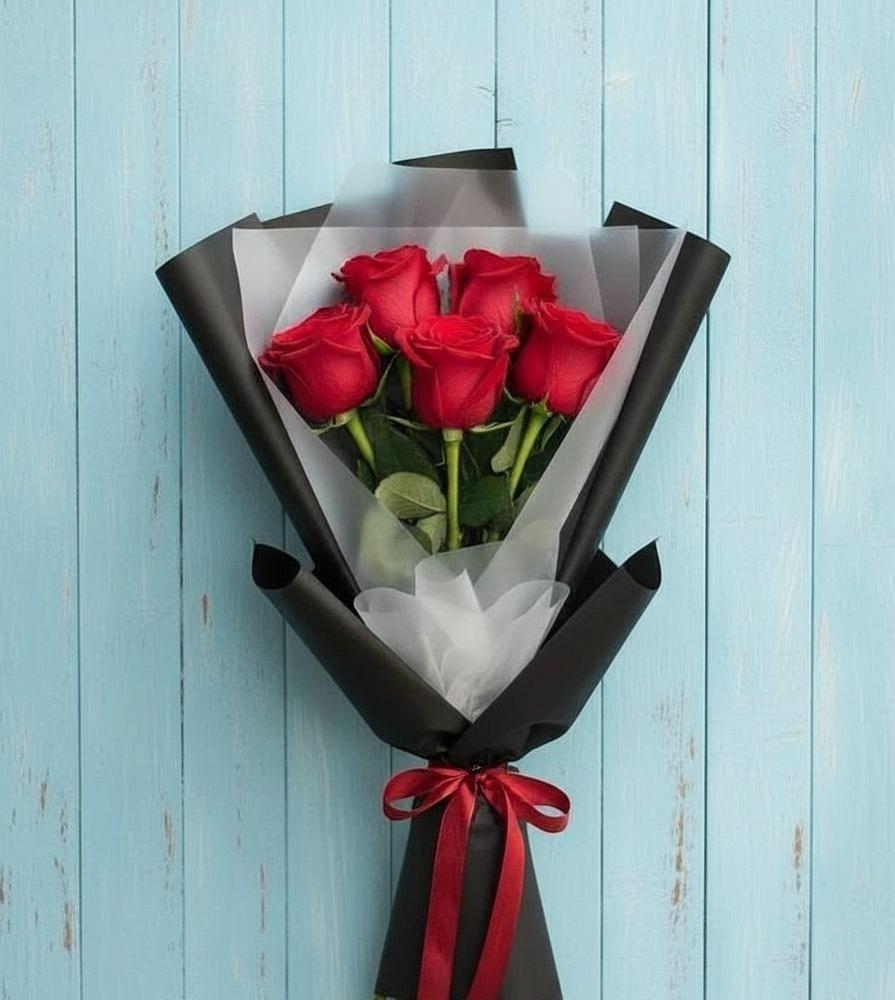 Букет цветов из: Розы в Бузиновской