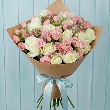 Букет цветов из:  Розы в Бузиновской