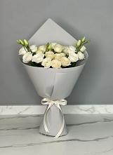 Букет цветов из:  Розы и Лизиантусы в Бузиновской